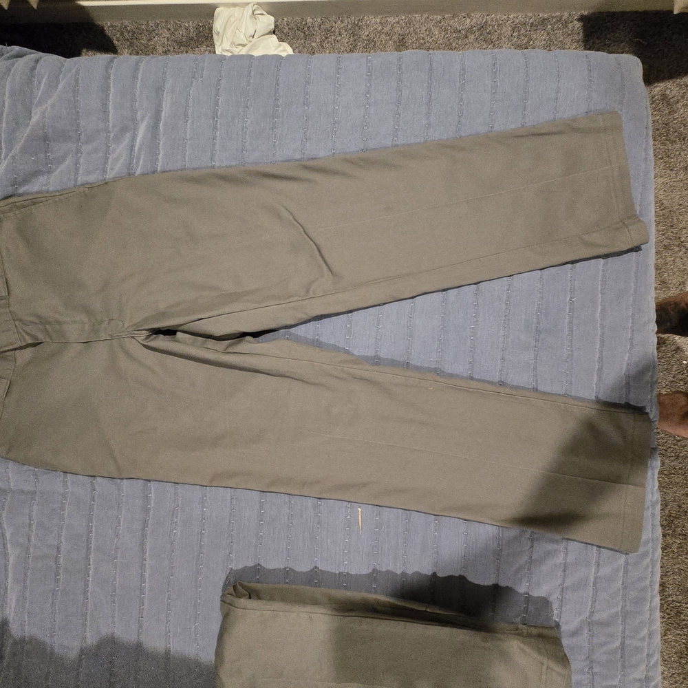 Dickies Gray Chinos Classic Straight-Leg Pants